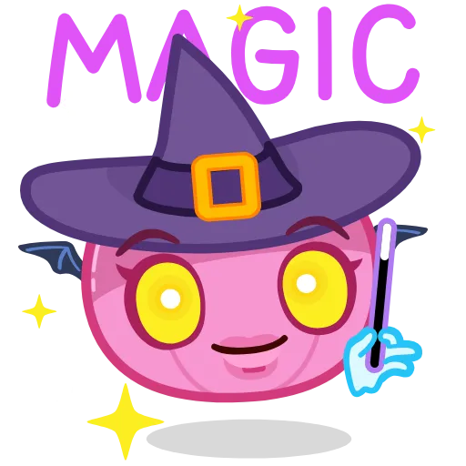 🙄 Стикер «Halloweenkin» для Telegram