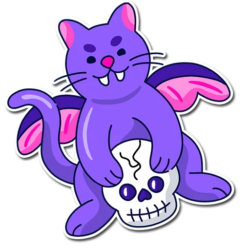 😼 Стикер «Halloween Kit» для Telegram
