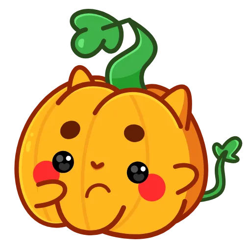 🤔 Стикер «pumpkin» для Telegram