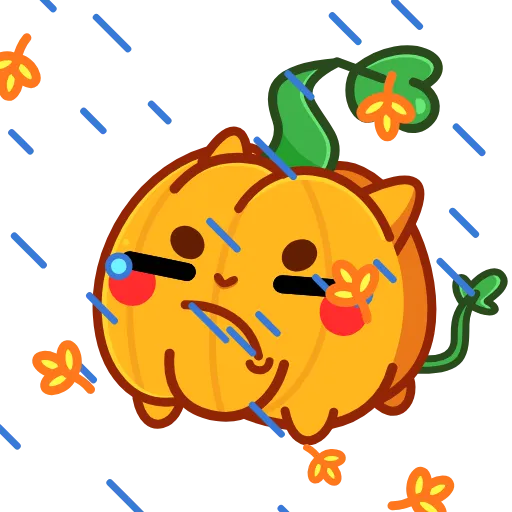 ☔️ Стикер «pumpkin» для Telegram