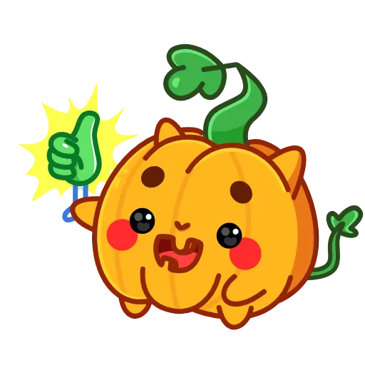 👍 Стикер «pumpkin» для Telegram