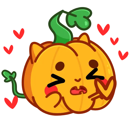 ❤️ Стикер «pumpkin» для Telegram