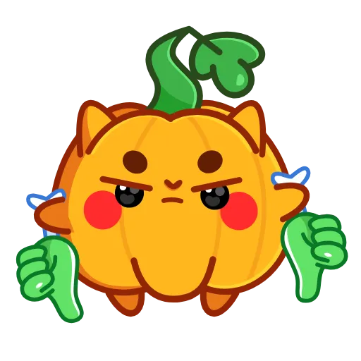 👎 Стикер «pumpkin» для Telegram