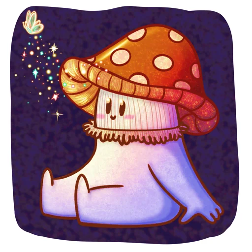 🍄 Стикер «Хэллоуин» для Telegram