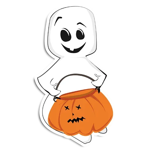 🧐 Стикер «Halloween pumpkins» для Telegram