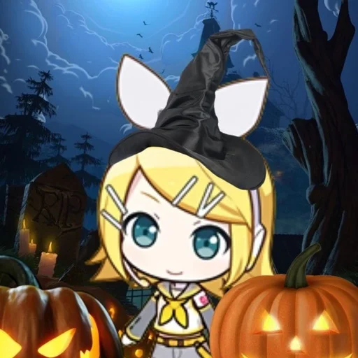 🌟 Стикер «Halloween Sekai» для Telegram
