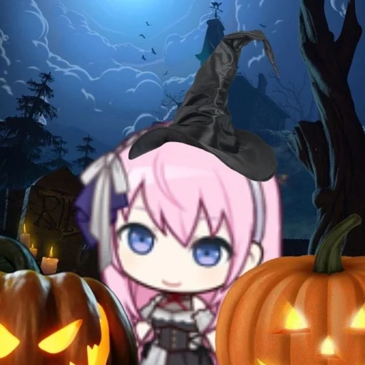 🌟 Стикер «Halloween Sekai» для Telegram