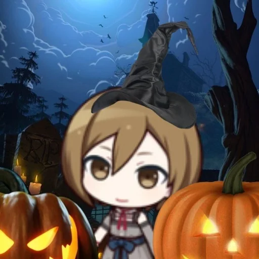 🌟 Стикер «Halloween Sekai» для Telegram
