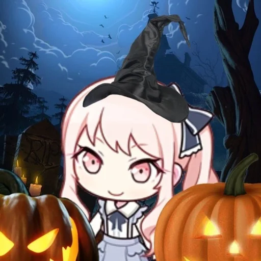 🌟 Стикер «Halloween Sekai» для Telegram