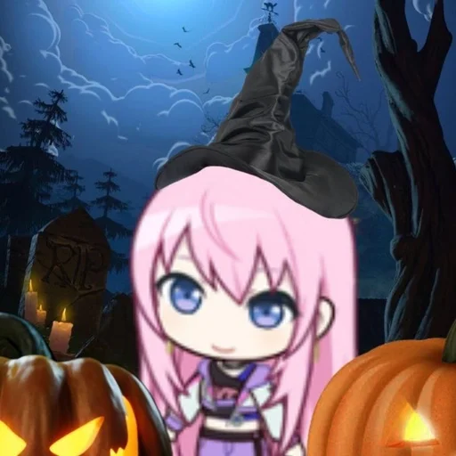 🌟 Стикер «Halloween Sekai» для Telegram