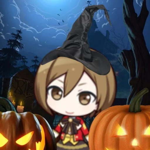 🌟 Стикер «Halloween Sekai» для Telegram