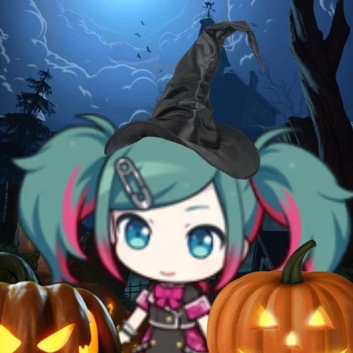 🌟 Стикер «Halloween Sekai» для Telegram