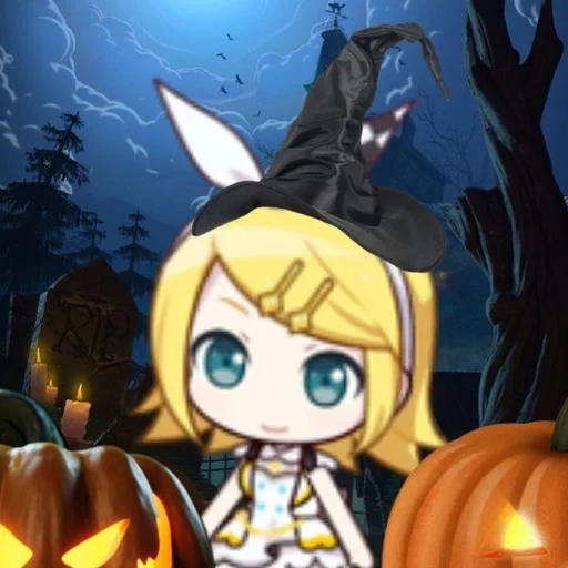 🌟 Стикер «Halloween Sekai» для Telegram