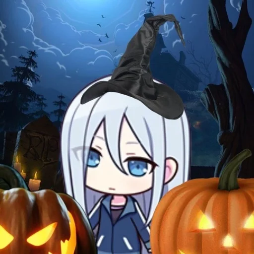 🌟 Стикер «Halloween Sekai» для Telegram