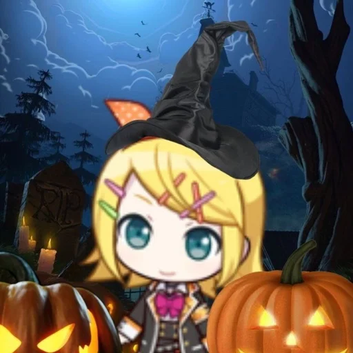 🌟 Стикер «Halloween Sekai» для Telegram