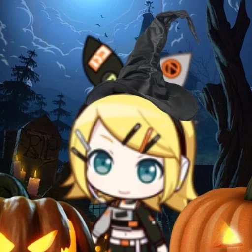 🌟 Стикер «Halloween Sekai» для Telegram