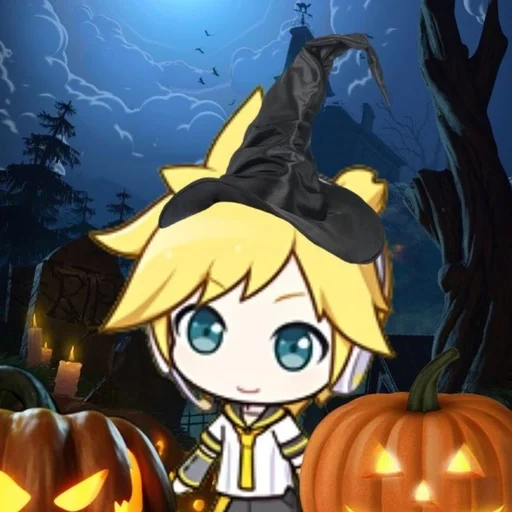 🌟 Стикер «Halloween Sekai» для Telegram
