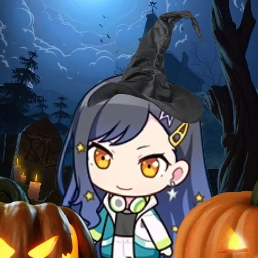 🌟 Стикер «Halloween Sekai» для Telegram