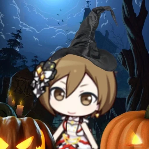 🌟 Стикер «Halloween Sekai» для Telegram