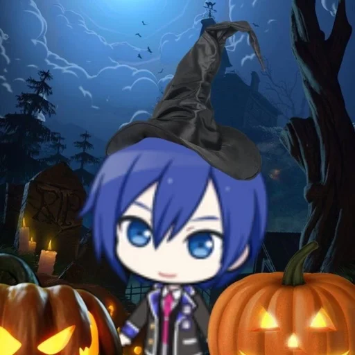 🌟 Стикер «Halloween Sekai» для Telegram