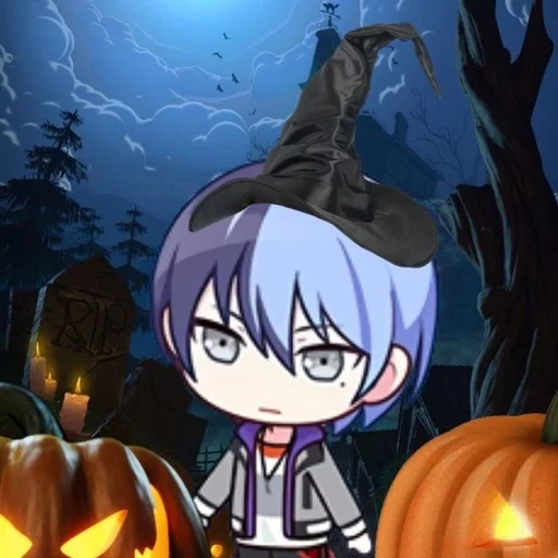🌟 Стикер «Halloween Sekai» для Telegram
