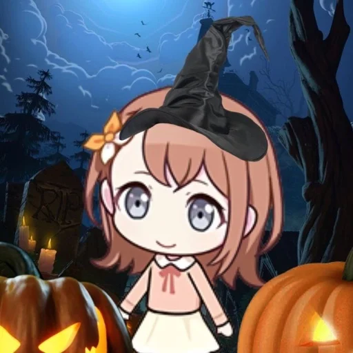 🌟 Стикер «Halloween Sekai» для Telegram