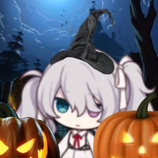 🌟 Стикер «Halloween Sekai» для Telegram