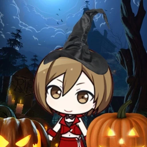 🌟 Стикер «Halloween Sekai» для Telegram