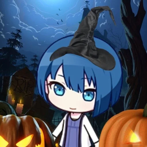 🌟 Стикер «Halloween Sekai» для Telegram