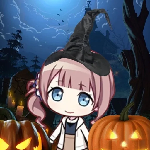 🌟 Стикер «Halloween Sekai» для Telegram