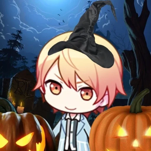 🌟 Стикер «Halloween Sekai» для Telegram