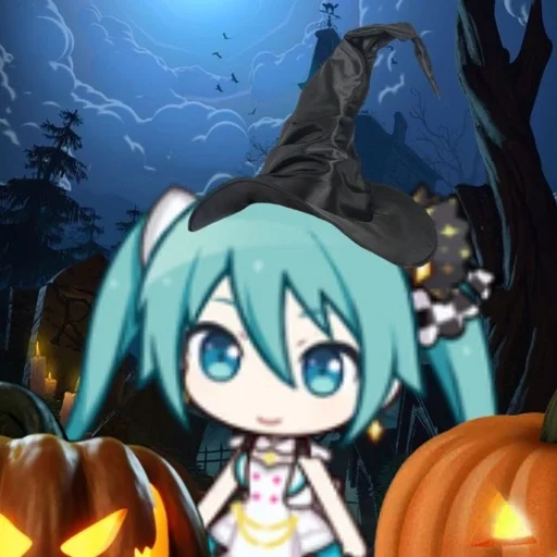 🌟 Стикер «Halloween Sekai» для Telegram