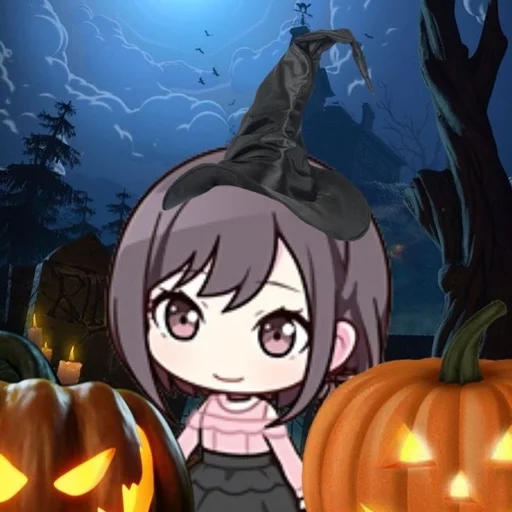 🌟 Стикер «Halloween Sekai» для Telegram