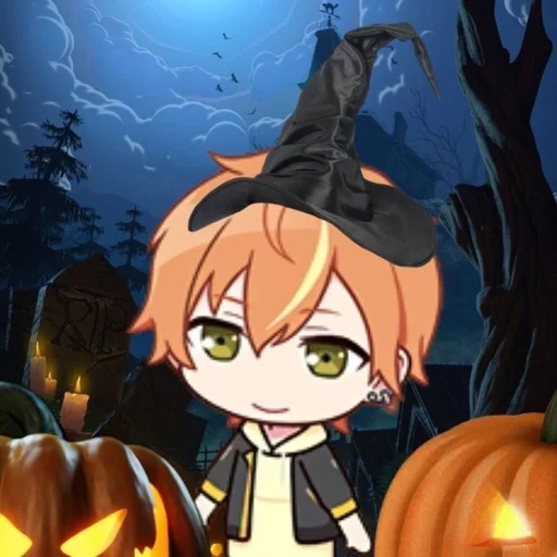 🌟 Стикер «Halloween Sekai» для Telegram