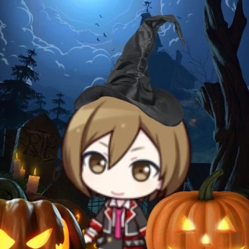 🌟 Стикер «Halloween Sekai» для Telegram