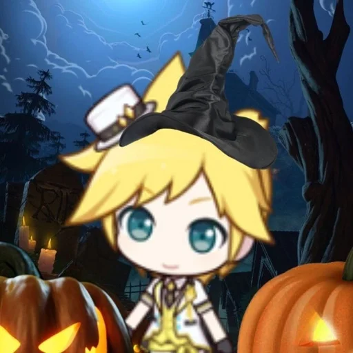 🌟 Стикер «Halloween Sekai» для Telegram