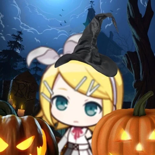 🌟 Стикер «Halloween Sekai» для Telegram