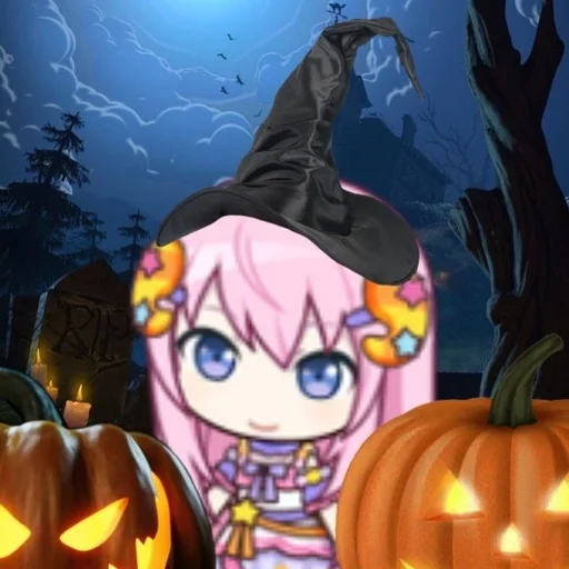 🌟 Стикер «Halloween Sekai» для Telegram