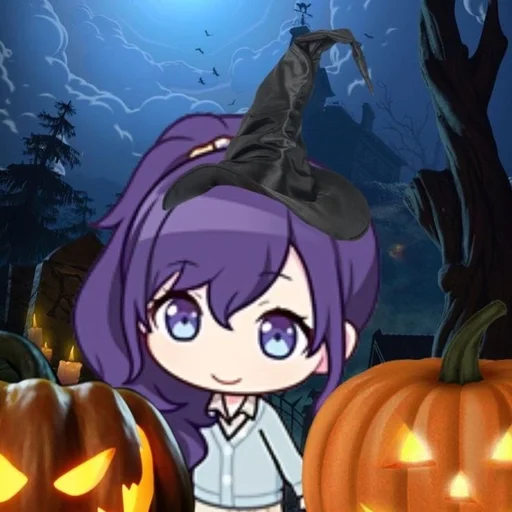 🌟 Стикер «Halloween Sekai» для Telegram