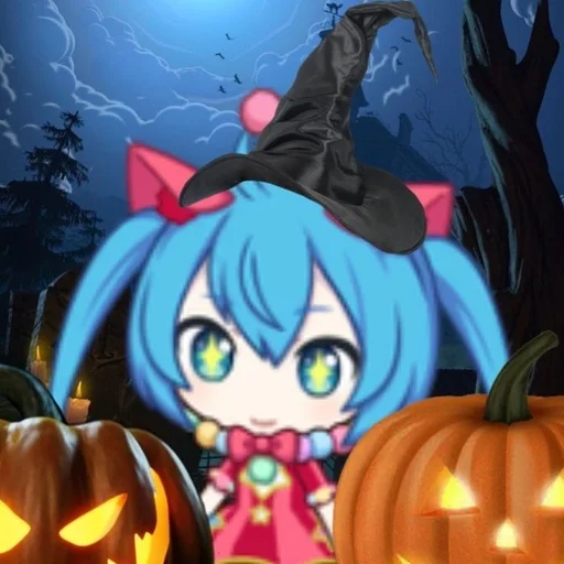 🌟 Стикер «Halloween Sekai» для Telegram