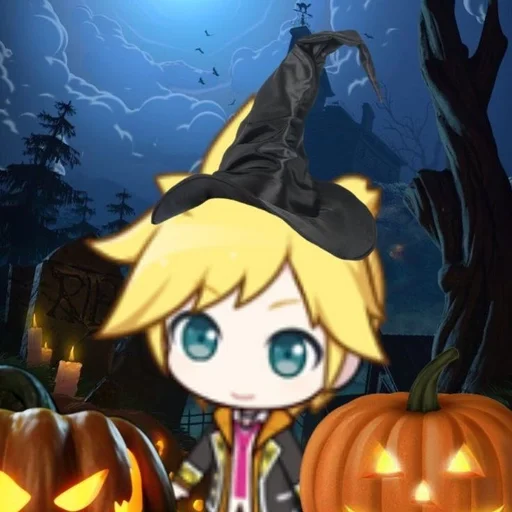 🌟 Стикер «Halloween Sekai» для Telegram