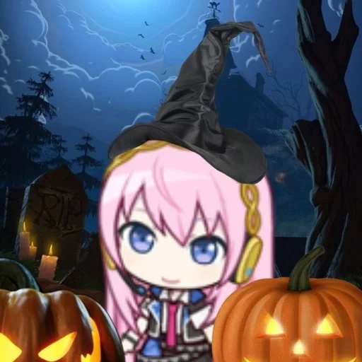 🌟 Стикер «Halloween Sekai» для Telegram