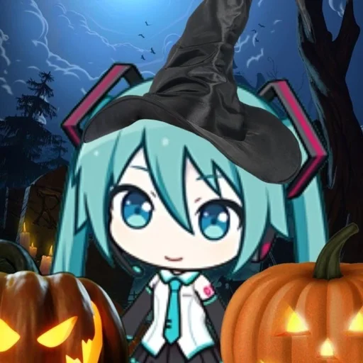 Стикерпак Halloween Sekai для Telegram