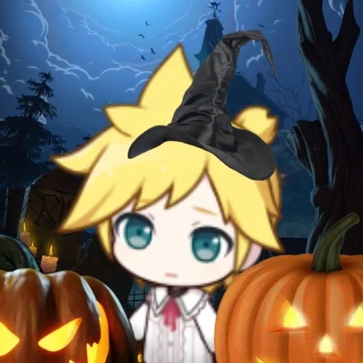🌟 Стикер «Halloween Sekai» для Telegram