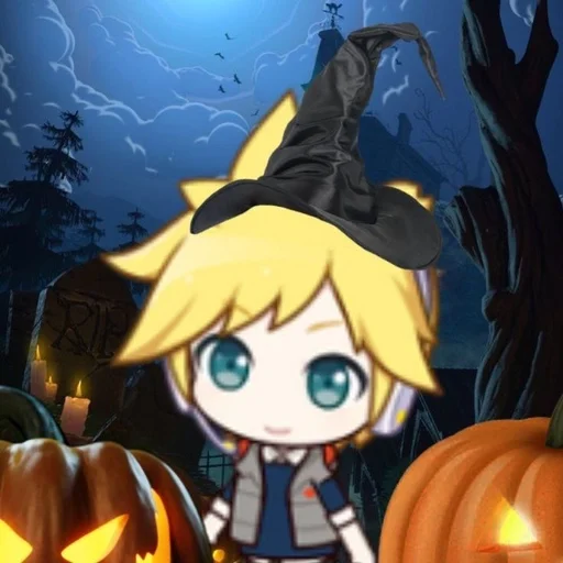 🌟 Стикер «Halloween Sekai» для Telegram