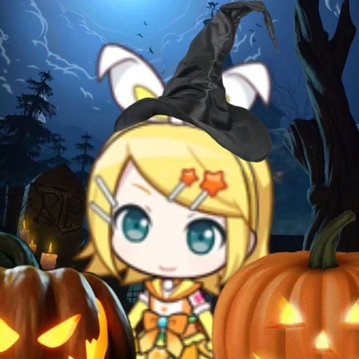 🌟 Стикер «Halloween Sekai» для Telegram