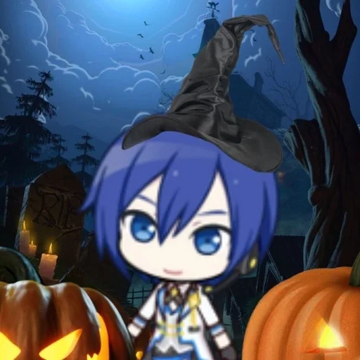 🌟 Стикер «Halloween Sekai» для Telegram