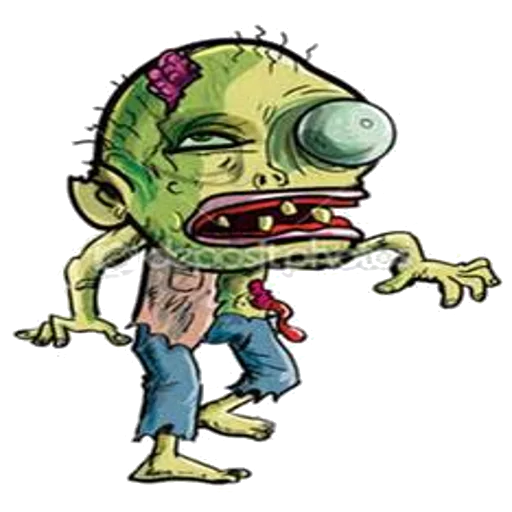 👹 Стикер «Halloween Zombie» для Telegram