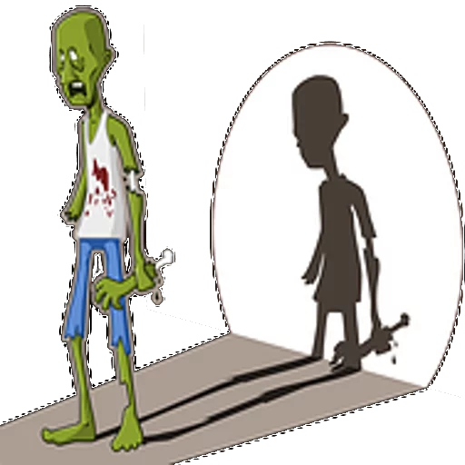 😔 Стикер «Halloween Zombie» для Telegram