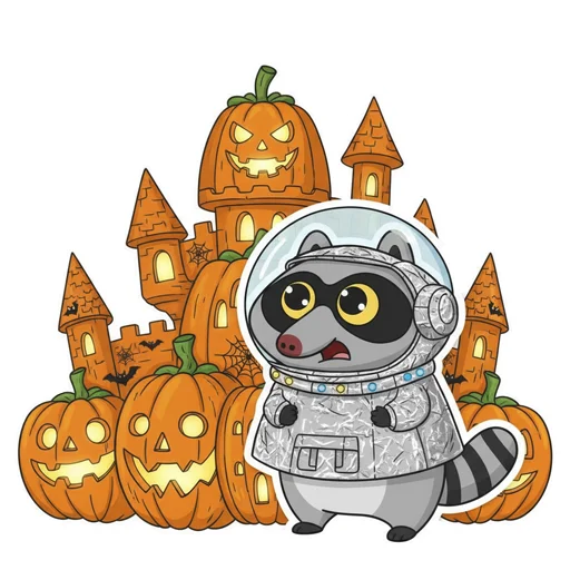 🎃 Стикер «HALLOWEEN с Луи де Ля Фер» для Telegram